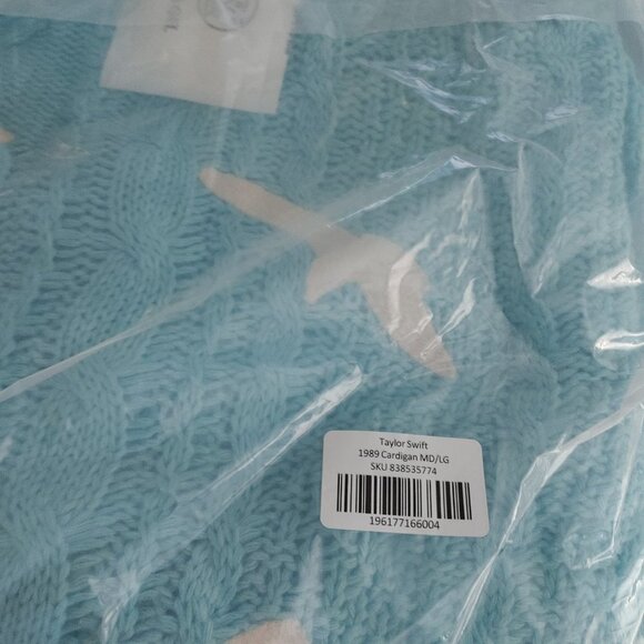 Taylor Swift 1989 Taylor's Version Cardigan Sweater BNIP Medium/Large - Picture 7 of 7